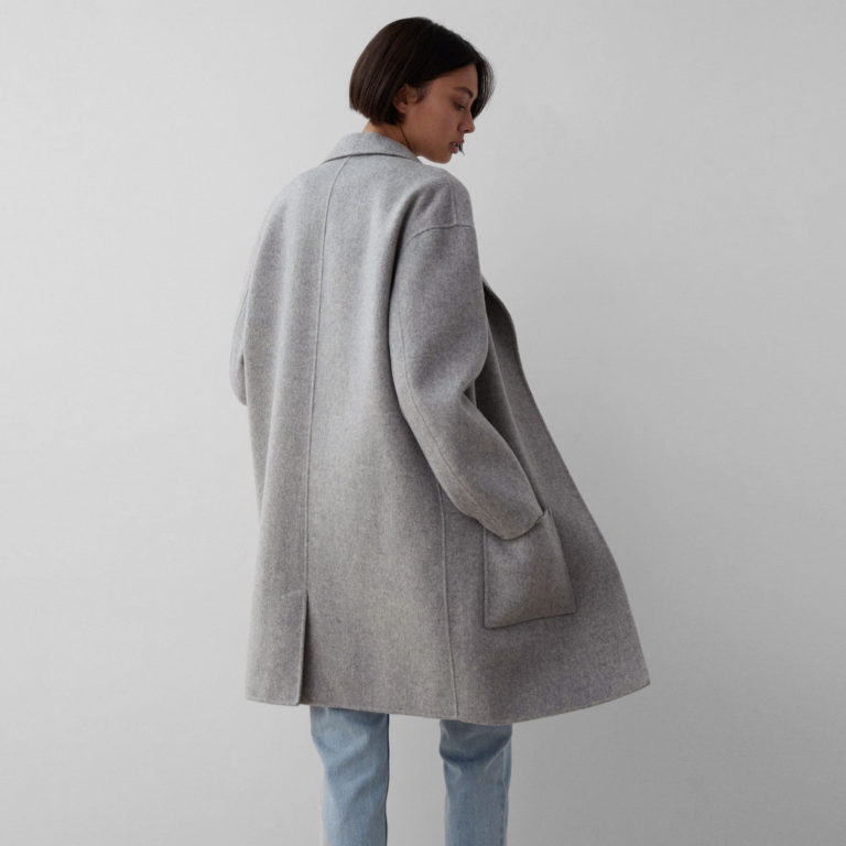 Assembly Label Single Breasted Wool Coat