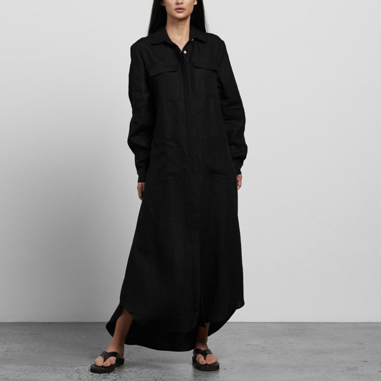 Matin Linen Shirt Dress