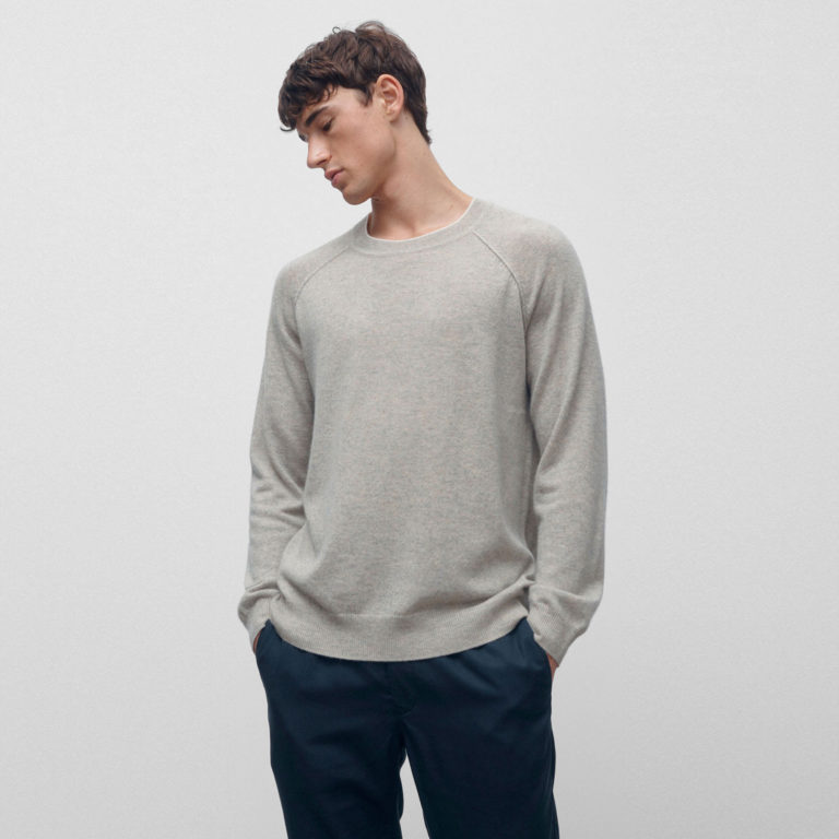 VENROY Exposed Seam Cashmere Sweater