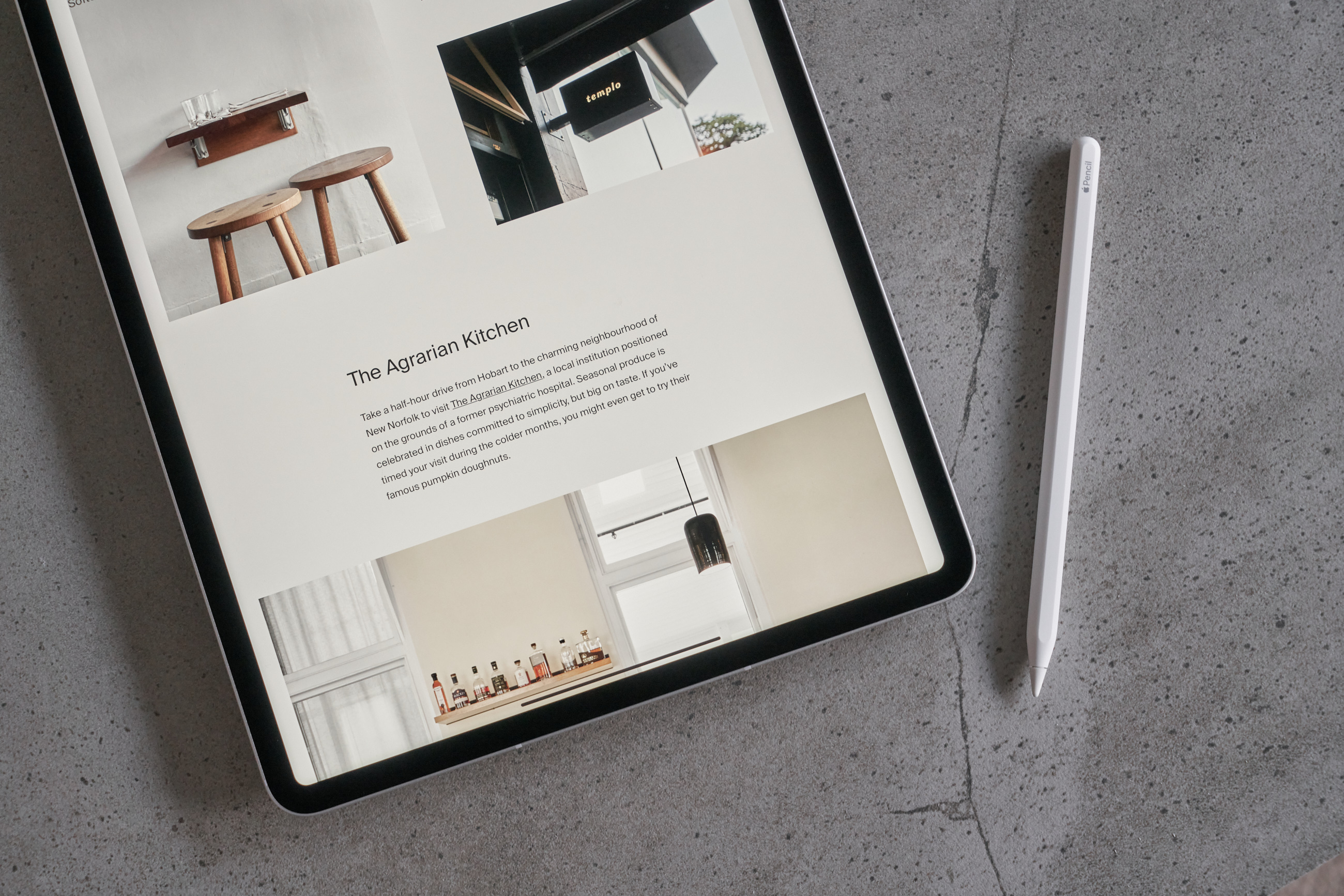 The Art of Travel Planning — A seamless experience with the 12.9" iPad Pro | Softer Volumes