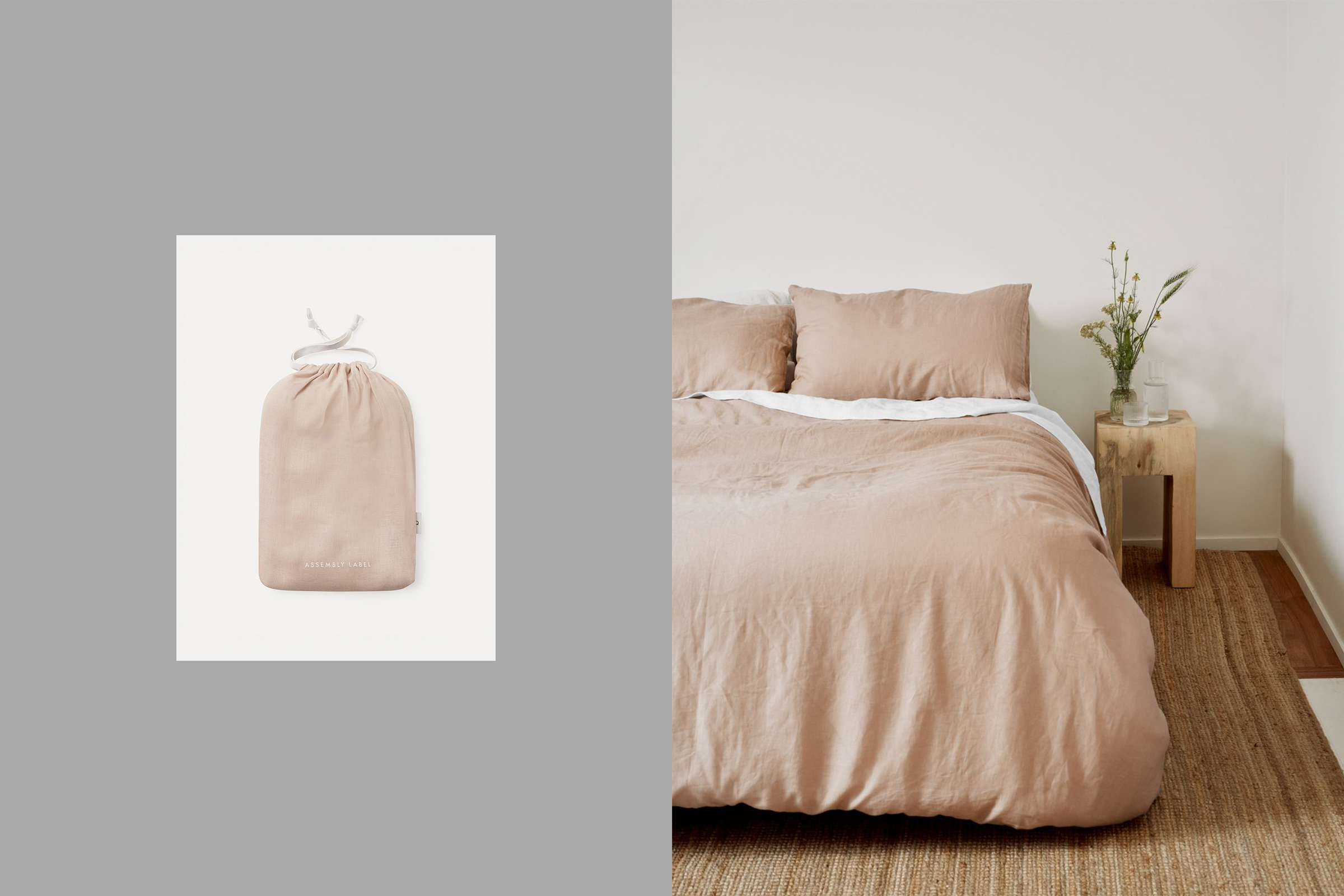 Assembly Label Linen Duvet Cover | Softer Volumes Christmas Gift Guide