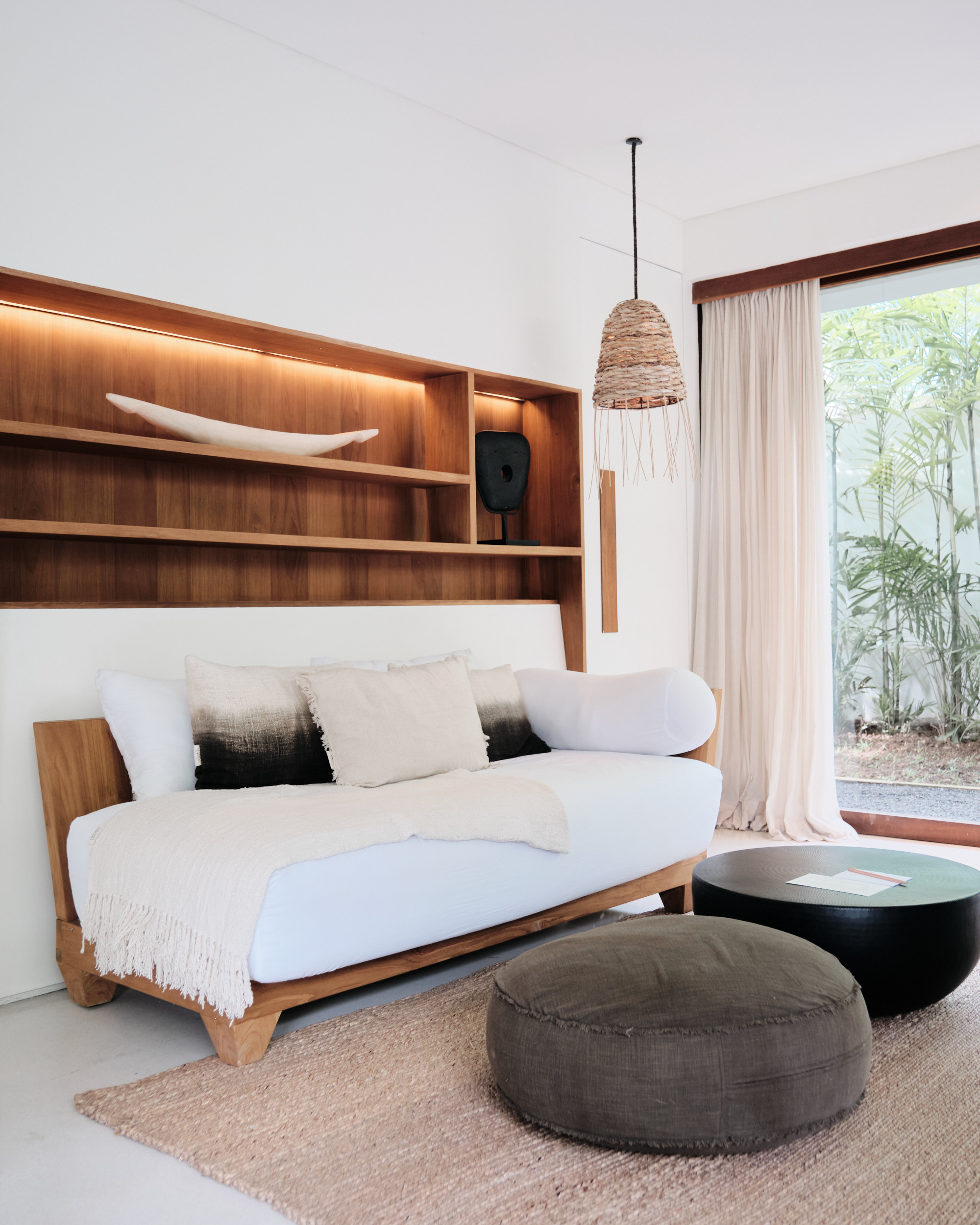 Modern design at Bisma Eight Villas. Hotel review in Ubud Bali by Softer Volumes