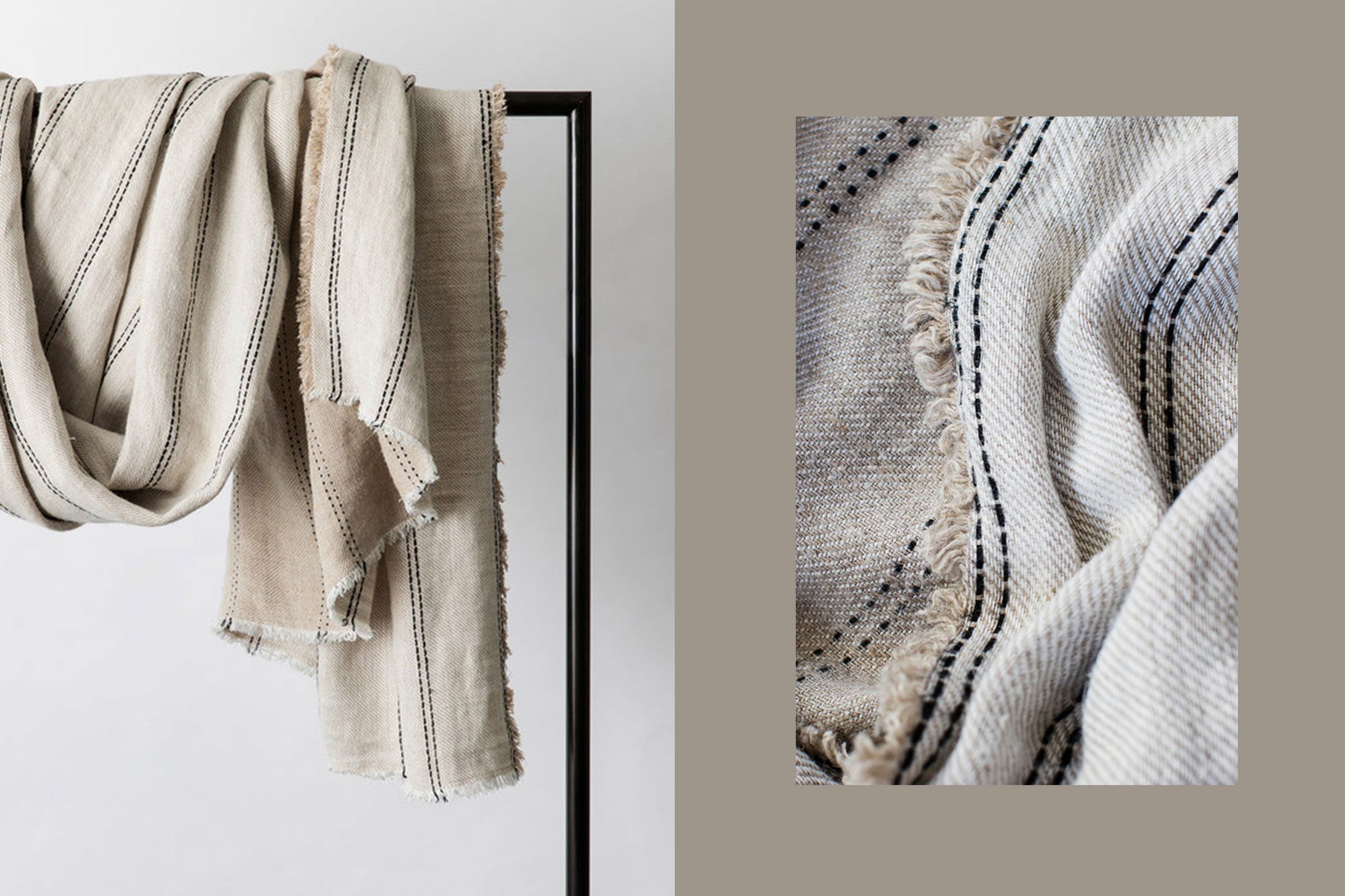  Cultiver Mira Linen Throw — Softer Volumes 2022 Gift Guide