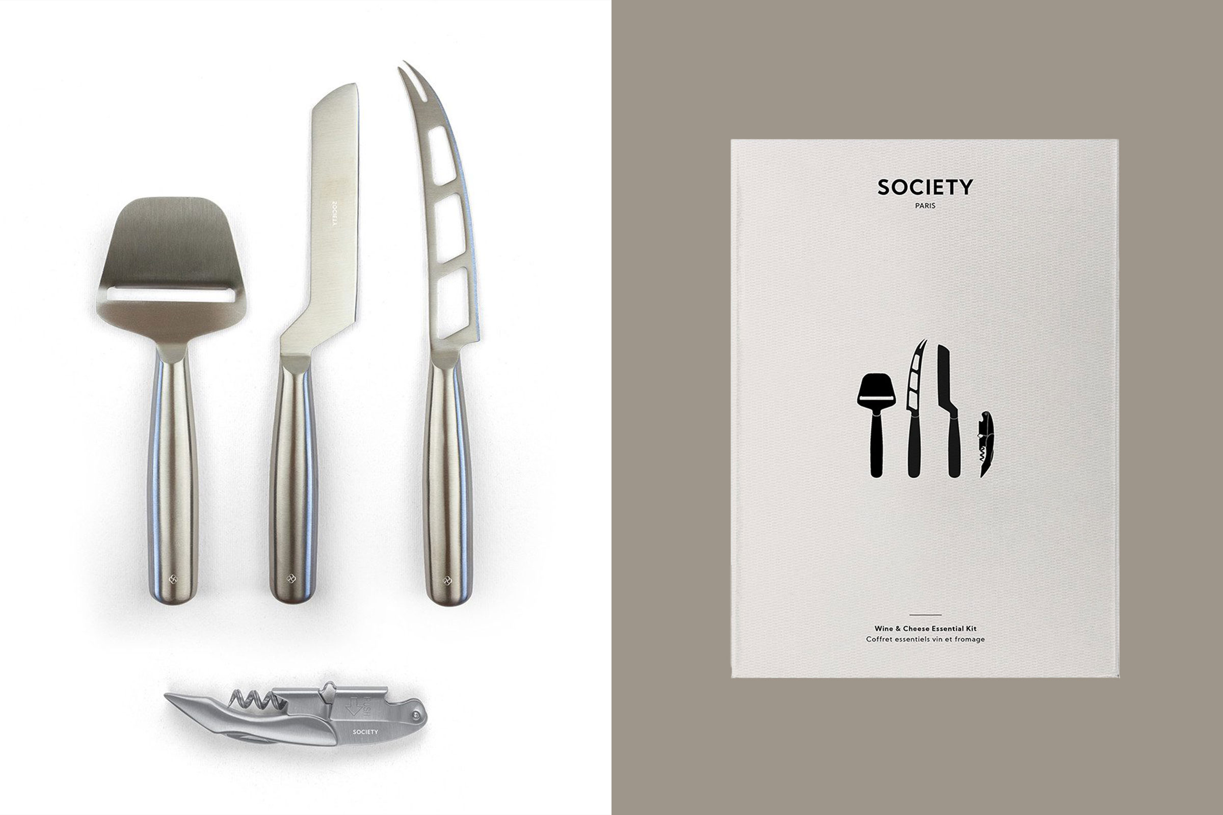  SOCIETY PARIS Barware Wine & Cheese Essentials — Softer Volumes 2022 Gift Guide