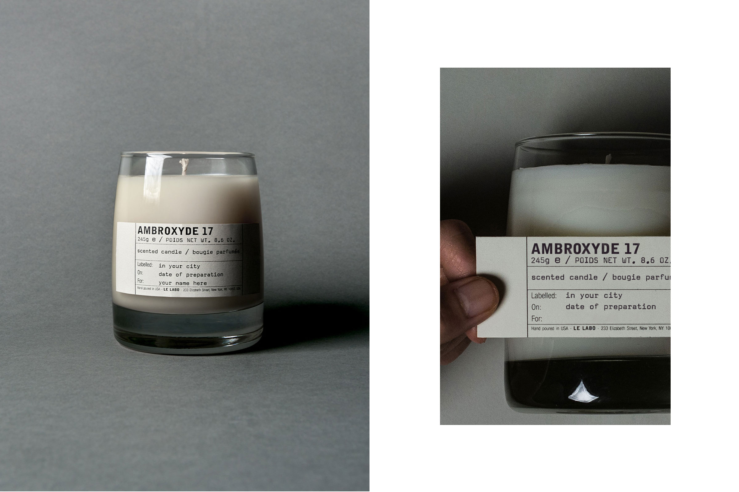 Softer Volumes Mother's Day Gift Guide 2023 - LE LABO AMBROXYDE 17 Candle