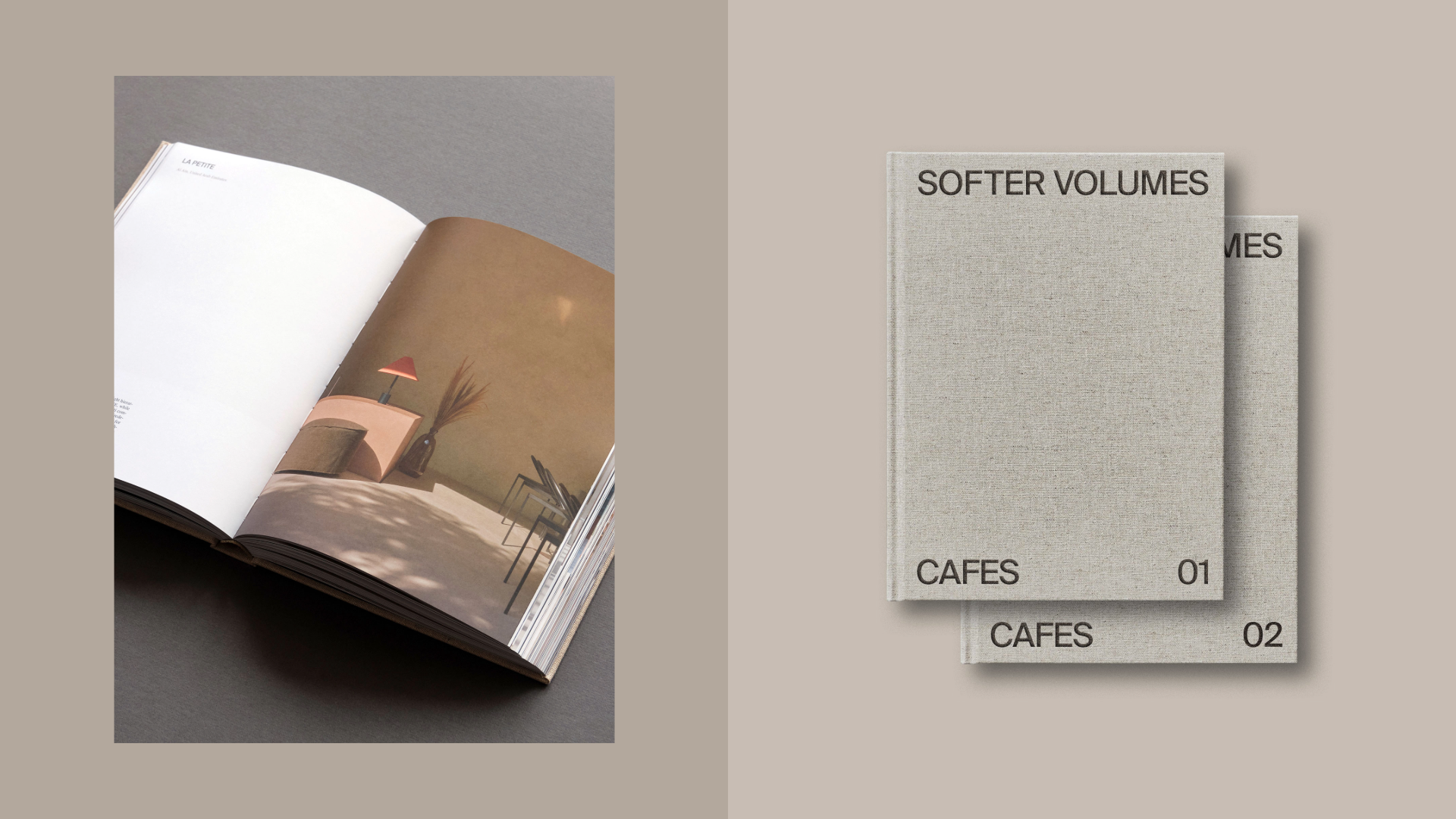 Softer Volumes Cafes Vol.1 and Vol.2 Book Set | Softer Volumes Holiday Gift Guide 2025