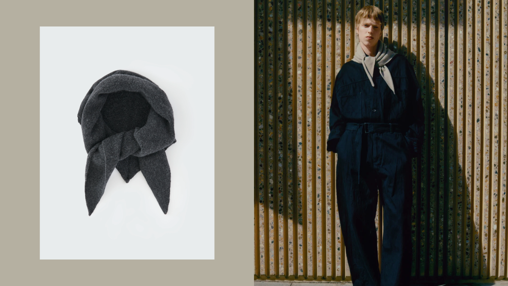 Studio Nicholson Trigon Scarf | Softer Volumes Holiday Gift Guide 2025