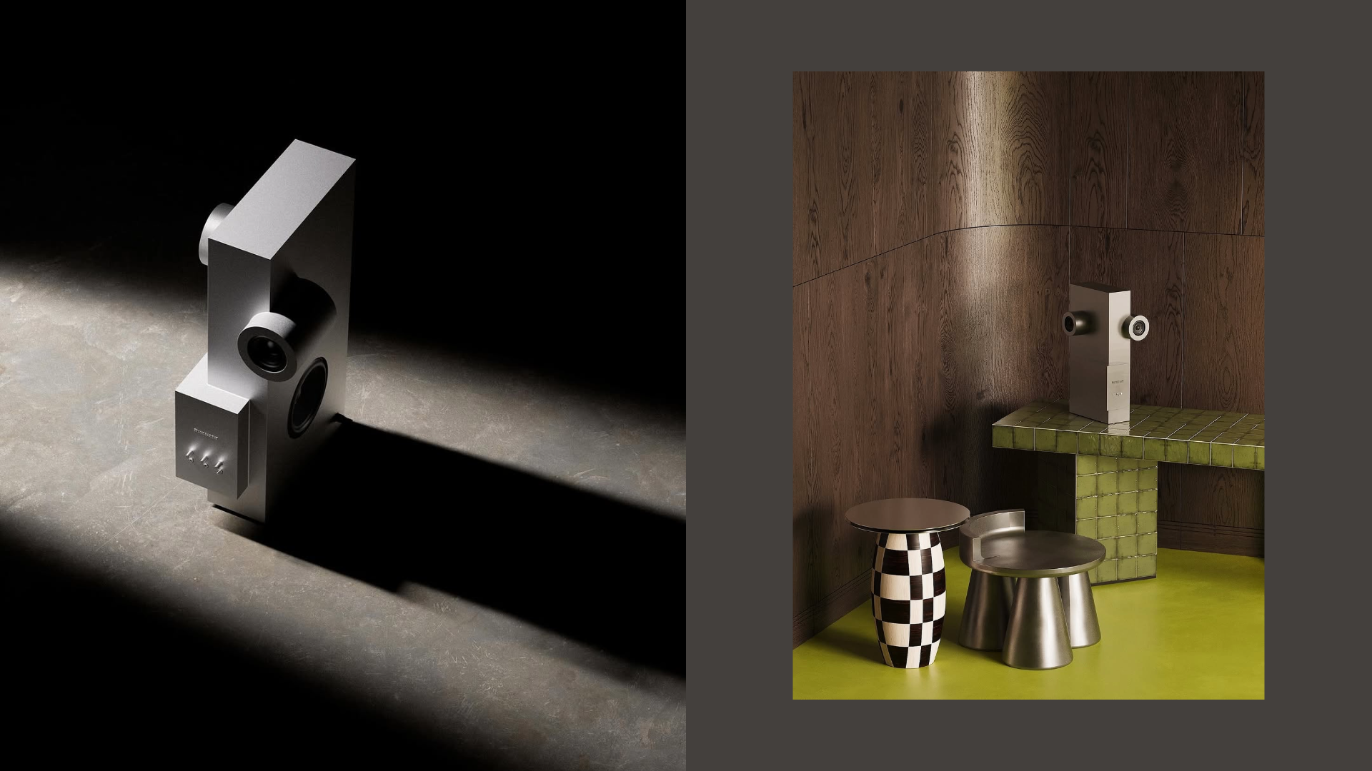 Transparent Brutalist Speaker | Softer Volumes Holiday Gift Guide 2025